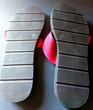 Chanclas rojas mujer talla 40
