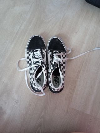 Vans Old Skool Checkered - Plataforma