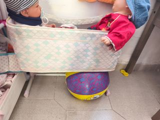 Cuna juguete bebé reborn