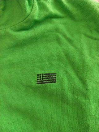 Felpa verde mela bimbo 12 anni