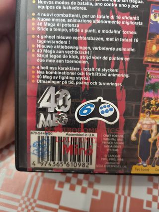 Super Street Fighter II - Megadrive + poster