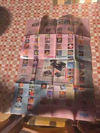 Super Street Fighter II - Megadrive + poster