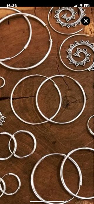 Aros plata 925 - 1.5mm x 50mm