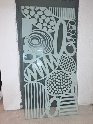 Mesa de vidrio - Decorativa