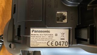 Teléfono Panasonic KX-TGF310 - Fijo Negro