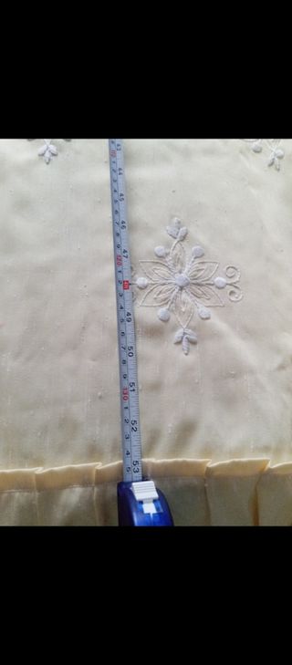 Colcha bordada fina para cama  135cm