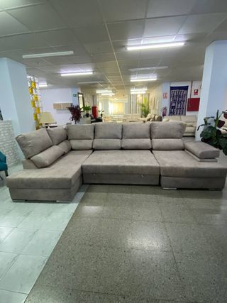 Sofá chaise longue cama amplio - envío gratis