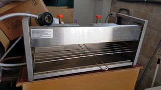 Tostador Doble Gas Acero Inoxidable
