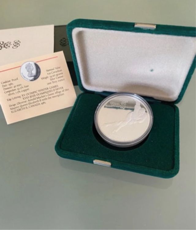 Moneda Plata 925 Proof - Calgary 1988