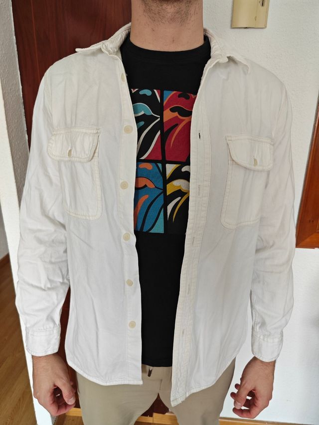 Sobrecamisa Zara blanca