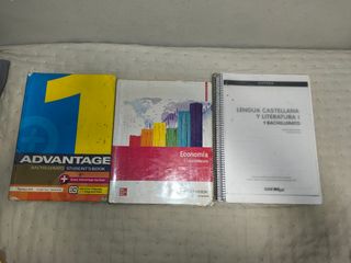 LIBROS 1 BACHILLERATO