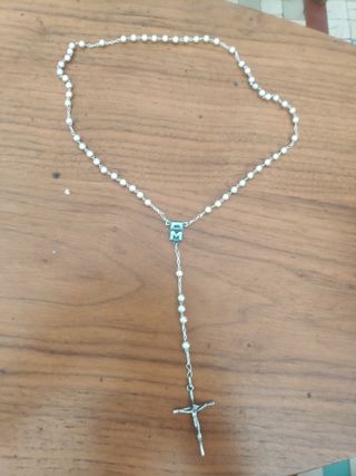 Rosario plata primera comunión