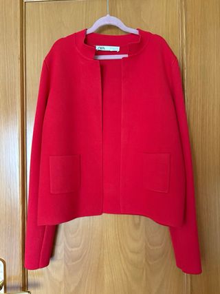 Chaqueta roja Zara - Talla S