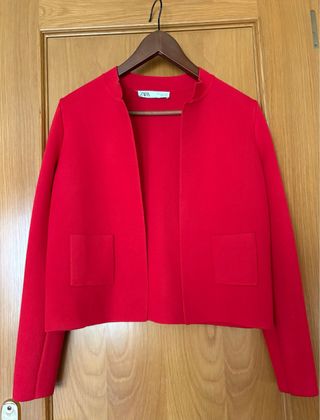 Chaqueta roja Zara - Talla S