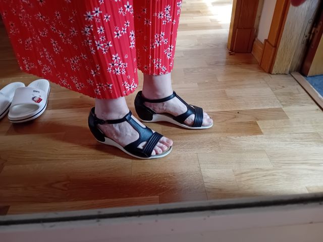 Sandalias Camper negras 38