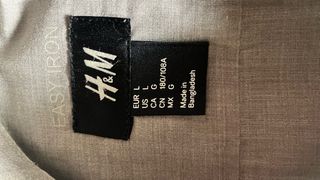 Camisa H&M gris - Talla L