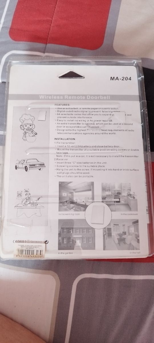 Timbre inalámbrico MA-204