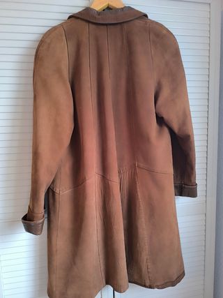 Chaquetón ante marrón vintage