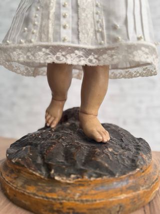 Niño Jesús antiguo madera tallada (s.XIX)