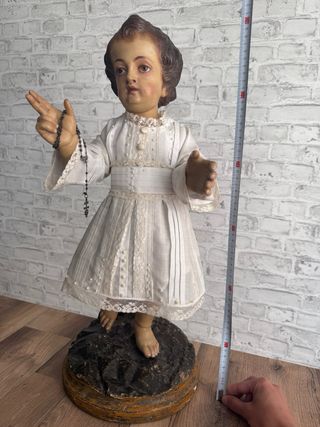 Niño Jesús antiguo madera tallada (s.XIX)