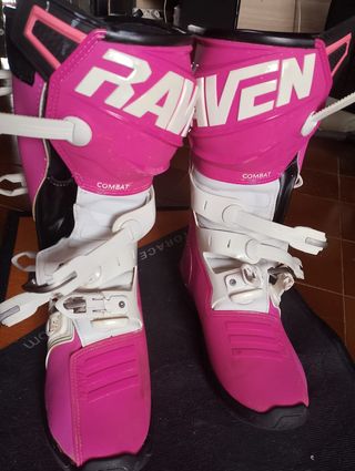 Botas motocross raven modelo combat