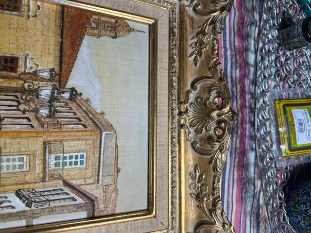 Pareja óleos pintor vigués Carlos Solla