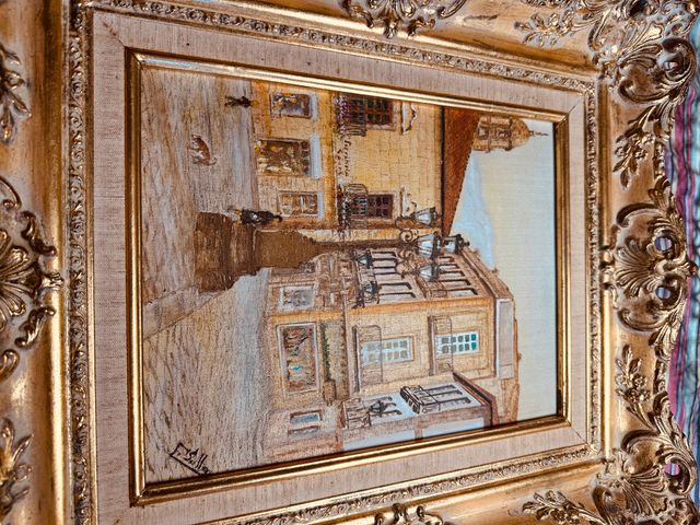 Pareja óleos pintor vigués Carlos Solla