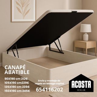 Canapé Abatible ACOSTA 90-150cm