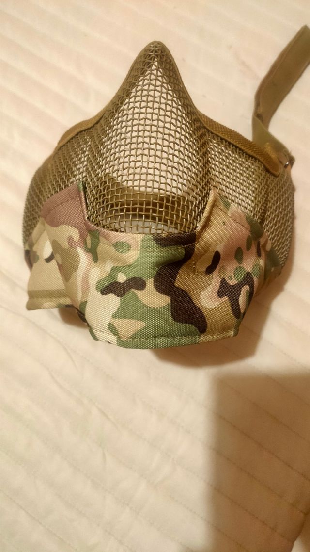 Mascara protección rejilla completa multicam