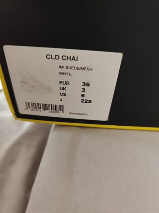 Zapatillas BUFFALO Chai blancas 36