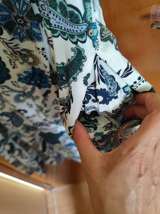 Vestido Lanidor - azul e branco