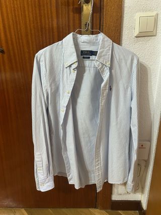 Camisa Ralph Lauren M - Azul/Blanco