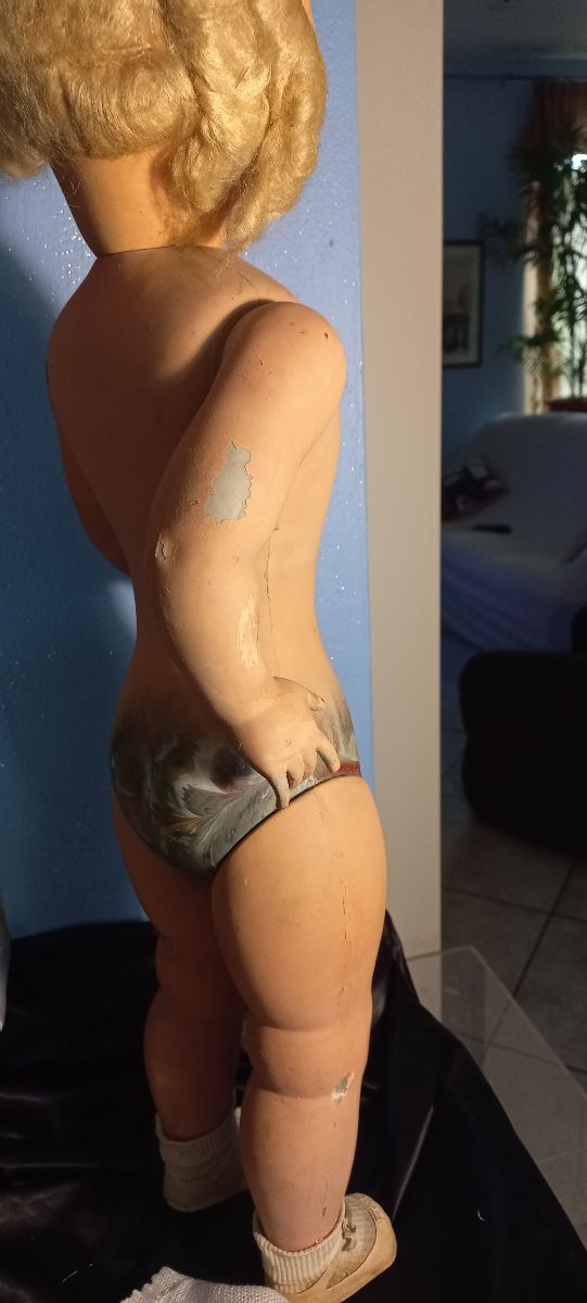 Bambola anni '50 Athena 80cm