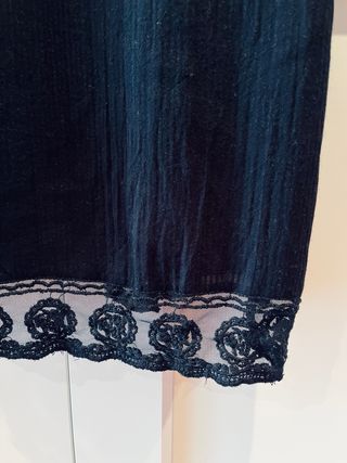 Vestido negro Zara - encaje