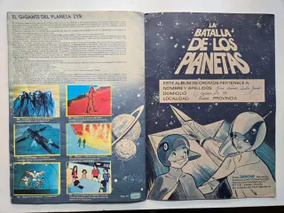 Album COMPLETO La Batalla de los planetas DANONE