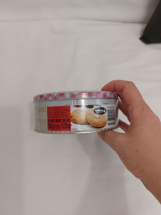 Galletas de latón - Caja hojalata