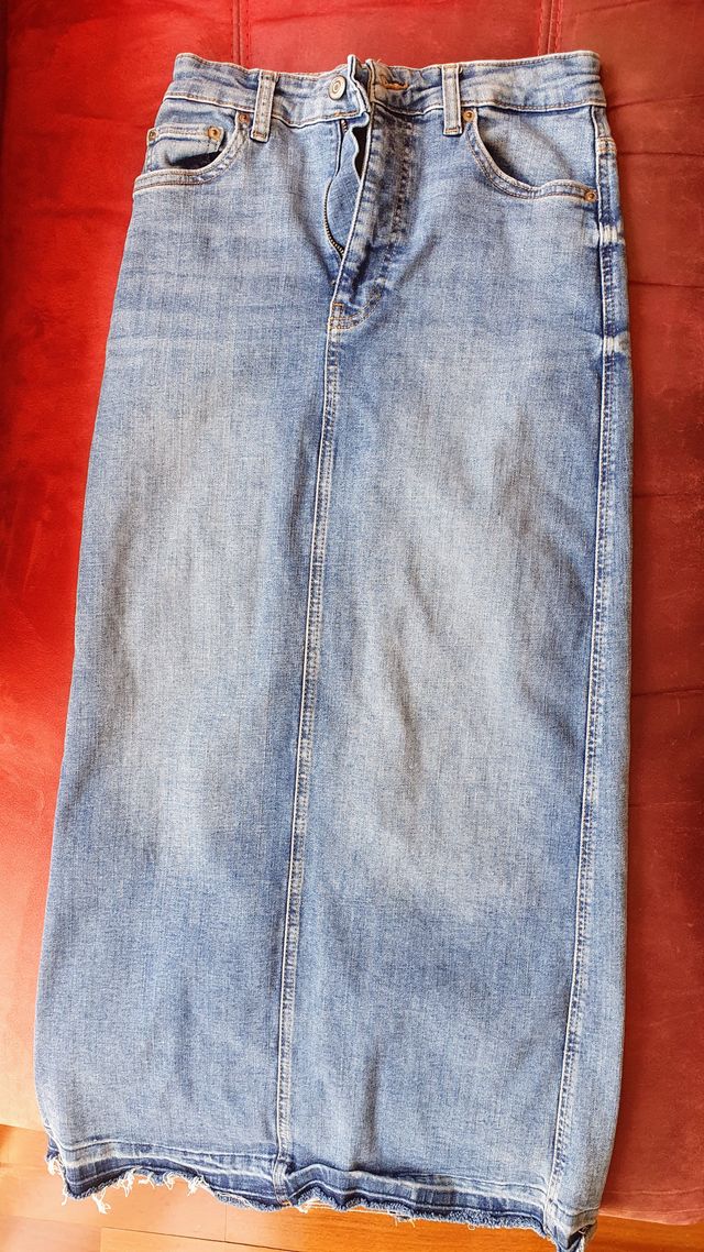 Falda vaquera Zara - Talla S