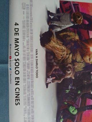 Póster Guardianes Galaxia Vol. 3