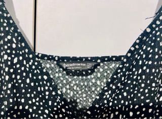 Mono negro lunares - Talla L