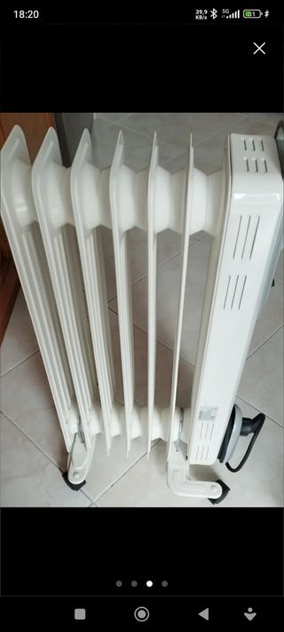 Radiador Ansonic blanco