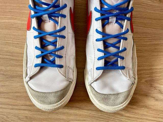 Nike Blazer Mid 77 - Zapatillas rojas y blancas