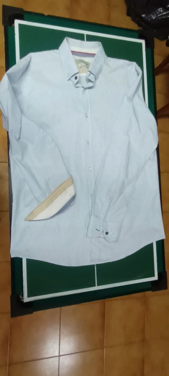 Camisa celeste hombre - talla L