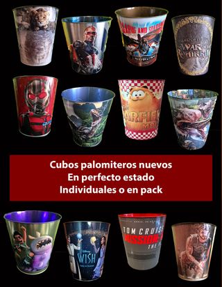 Cubo palomitas / palomitero de cine