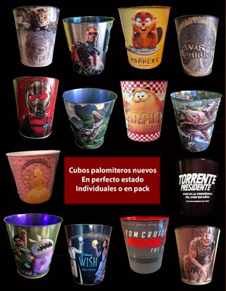 Cubo palomitas / palomitero de cine