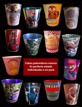 Cubo palomitas / palomitero de cine