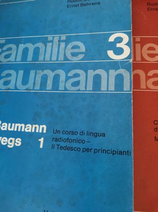 2 Rarissimi volumi lingua tedesca radio anni 80