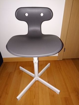 Silla escritorio infantil gris