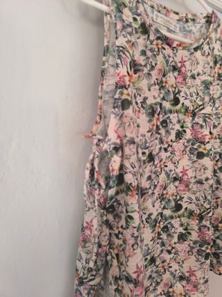 Camiseta Pull&Bear estampada multicolor