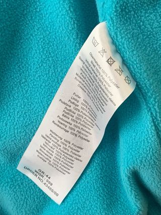 Chaleco Janina turquesa talla L