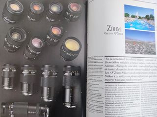 Lentes Nikkor, varios catálogos